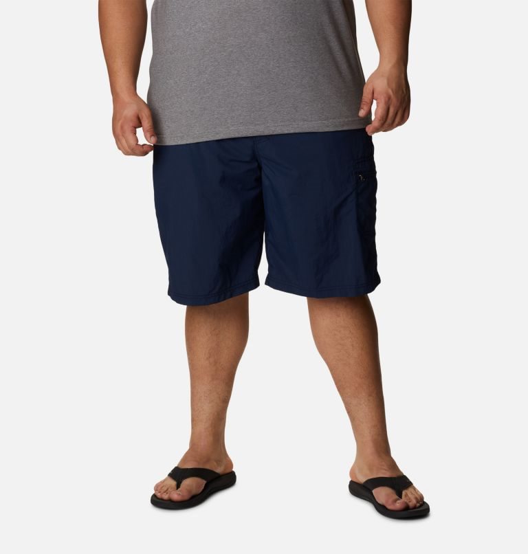 Men\'s Columbia Palmerston Peak Water Shorts Navy | Plus Size CA-N014C